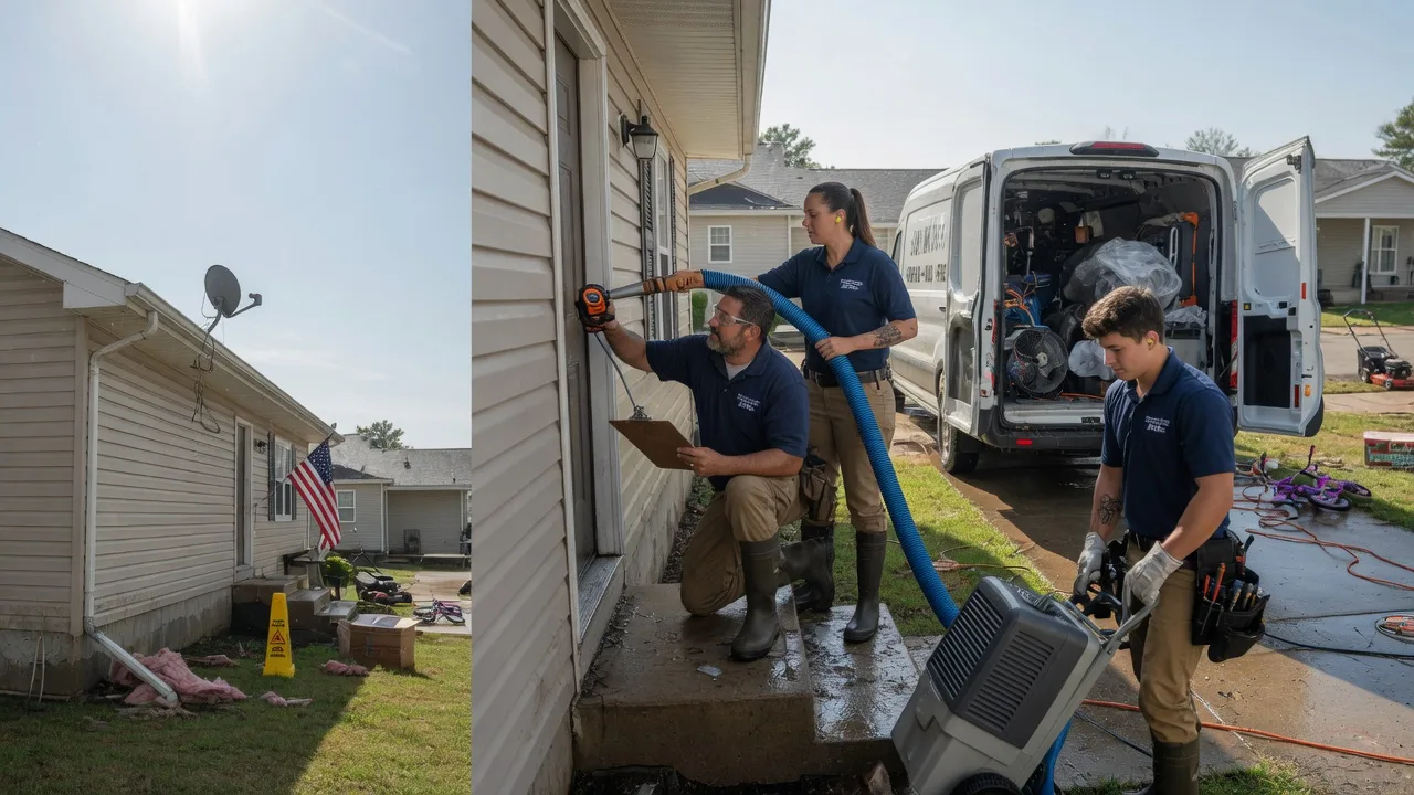 Ceiling Water Damage Restoration in Columbiana, OH near me